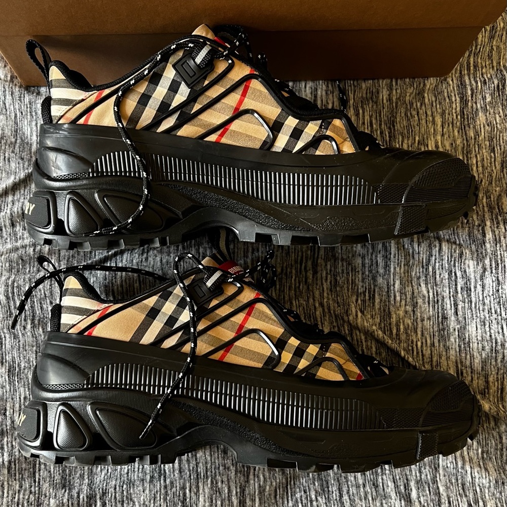Burberry Vintage Check Cotton Arthur Sneakers US 13/ UK 46